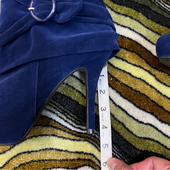 Velvet Platform Booties- NWOT - Picture 7 of 11